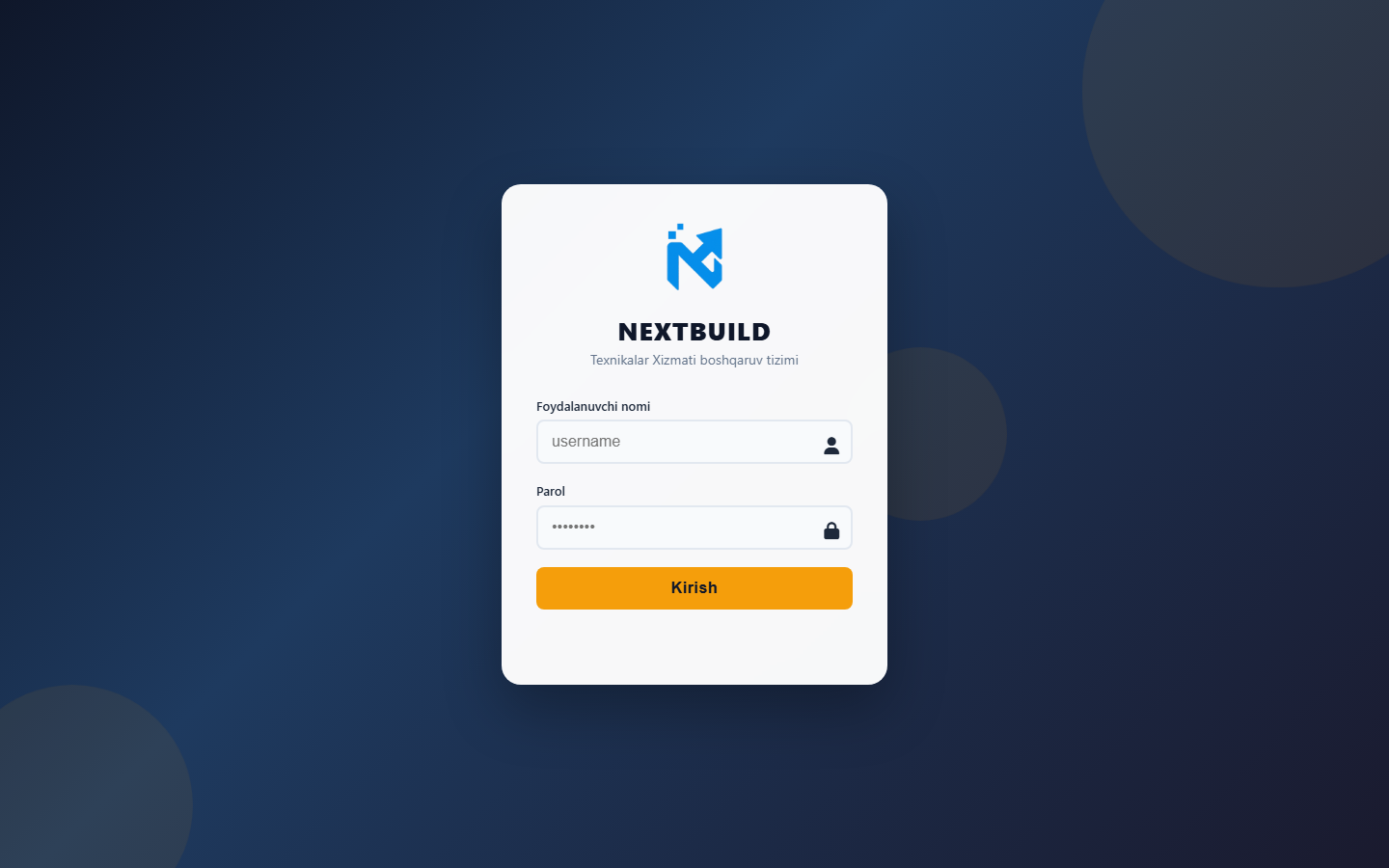 NextBuild workspace — clients, payments and jobs